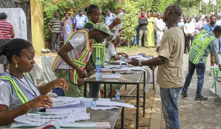 verify NEC polling unit photo