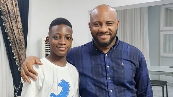 Photo of Yul Edochie and his Late Son Kambi